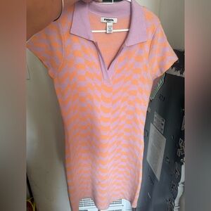 RSQ Lavender and Peach Knit Top